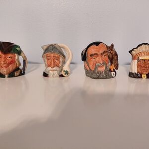 Set of Mini Toby Mugs